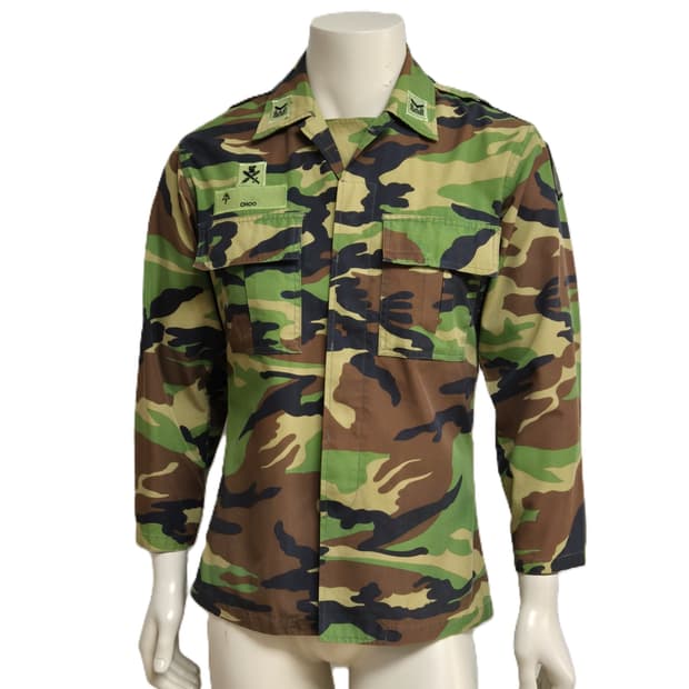 육군 구형 유도탄사령부 행정 하사 후기형 동계 전투복 상의 자켓 (S)