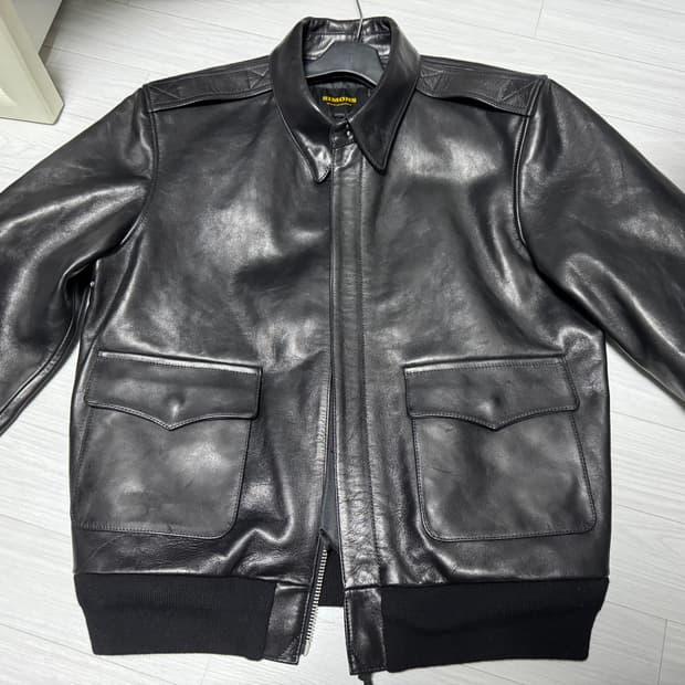 L)리얼시몬스 흑심 A2 말가죽