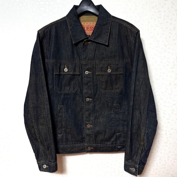 💙게스 흑청 데님 자켓💙