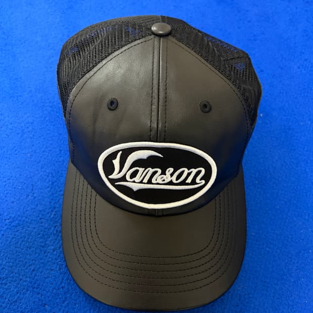 슈프림 x 밴슨 레더 메쉬 캡