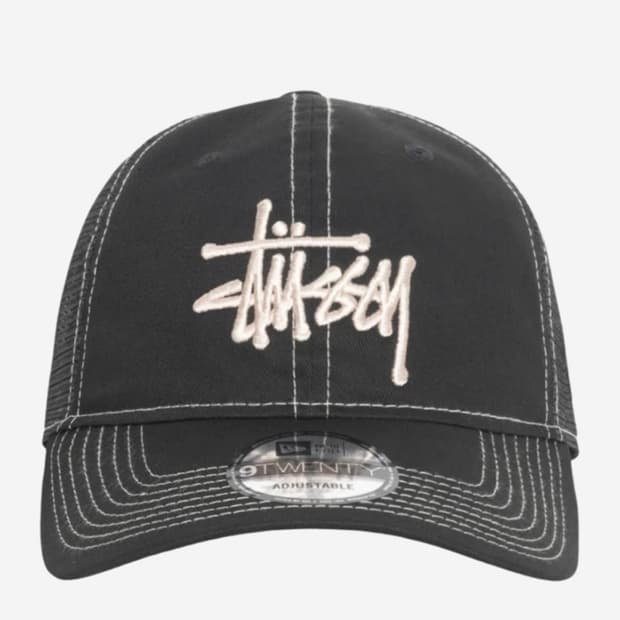 스투시 뉴에라 9Twenty 베이직 트러커 블랙