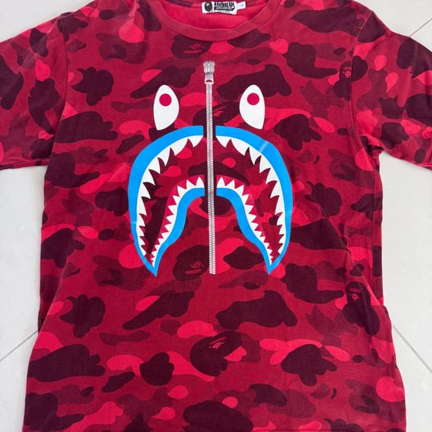 BATHING APE CAMO HEAD TEE  카모 헤드 티셔츠