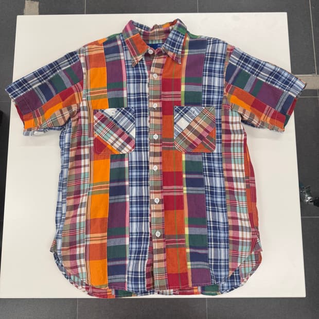 Beams Madras plaid Shirts