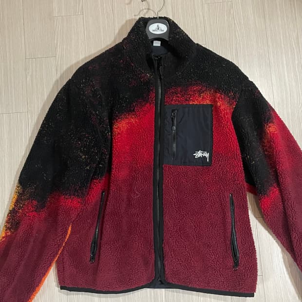 Stussy Sherpa Reversible Jacket Lava (L)
