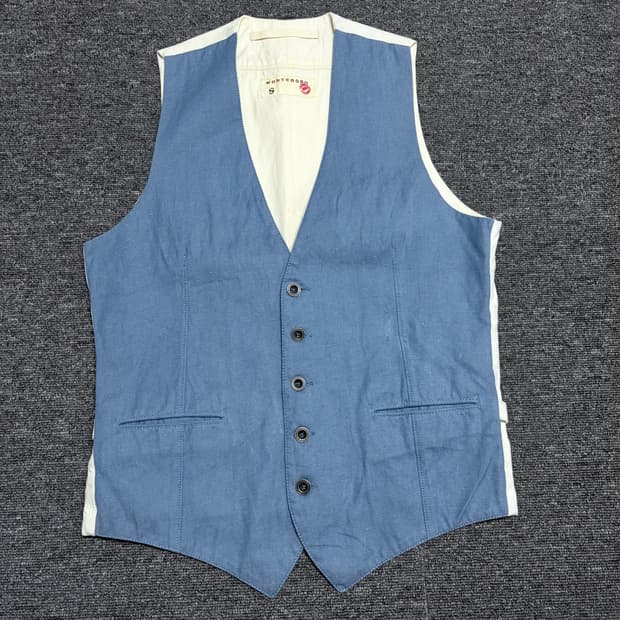 몬테도로 린넨 코튼 베스트