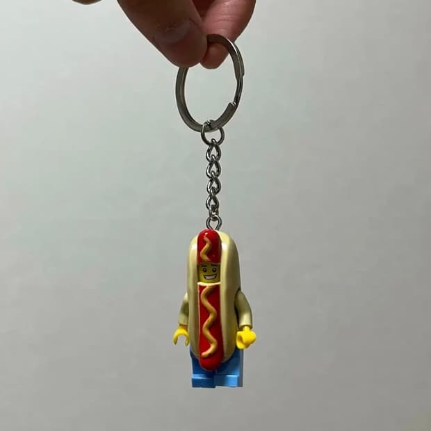 [새상품] 레고키링 핫도그키링