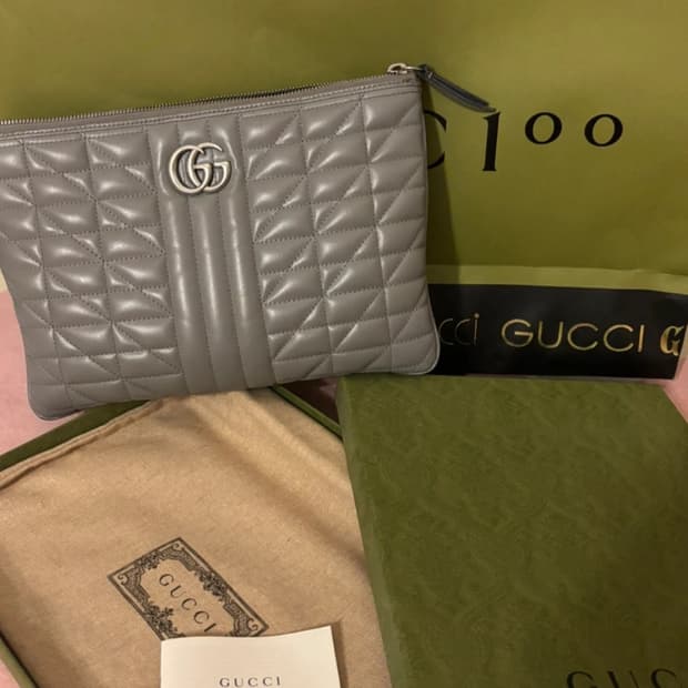 풀구성 구찌 마몽 마틀라세 클러치 단종 색상(시즌한정)