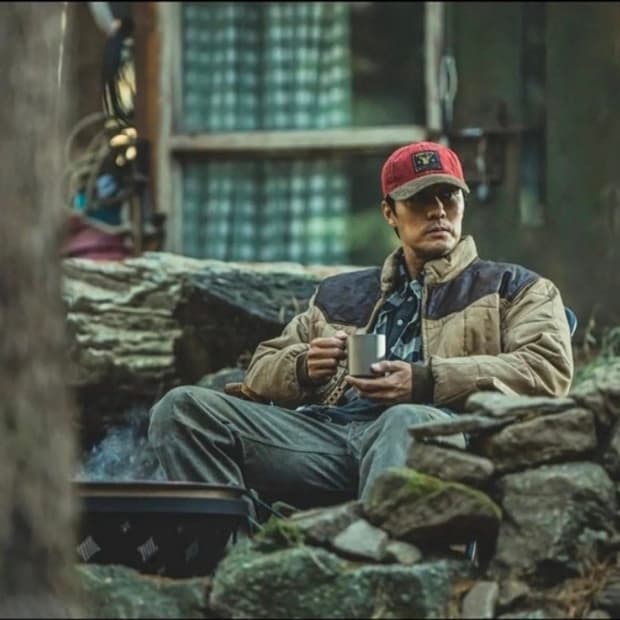 RRL 오일클로스 요크 패딩 S