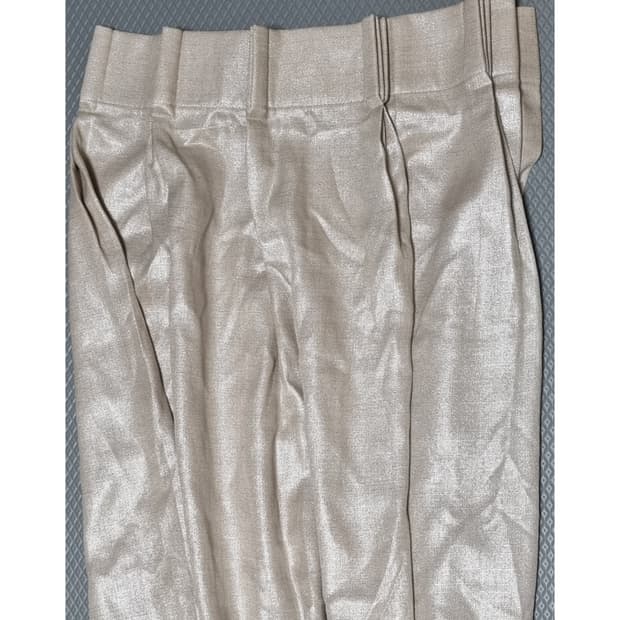 베이지 골드펄 커튼(핀형)