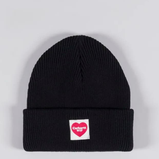 칼하트윕 하트 비니 블랙