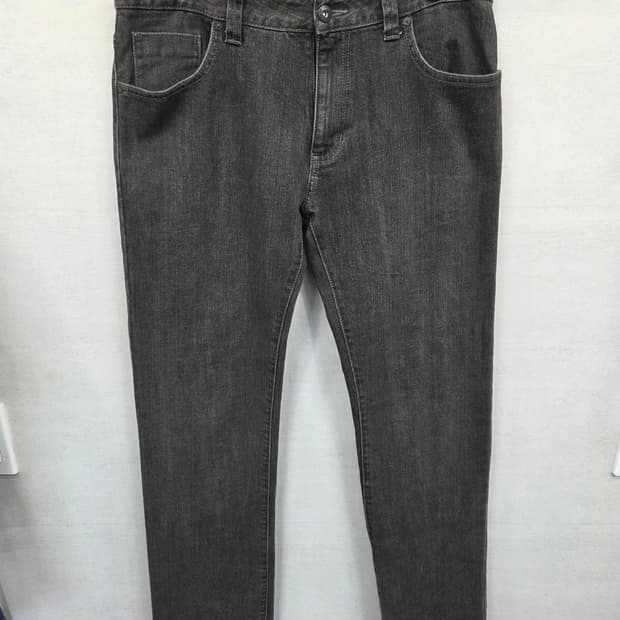 반스 흑청 데님팬츠 32 슬림