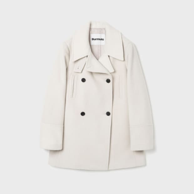 버뮬라 울 피코트 아이보리