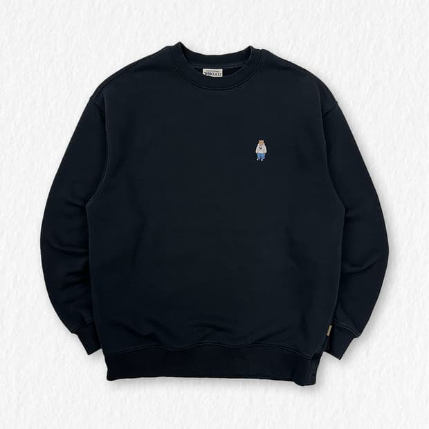 후아유 곰돌이 맨투맨