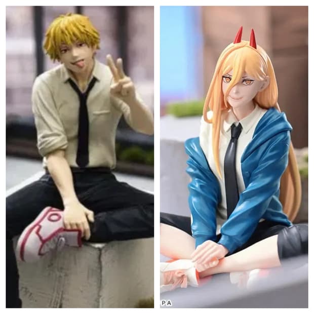 미개봉 체인소맨 덴지 파워 피규어 누들스토퍼 쵸코노세