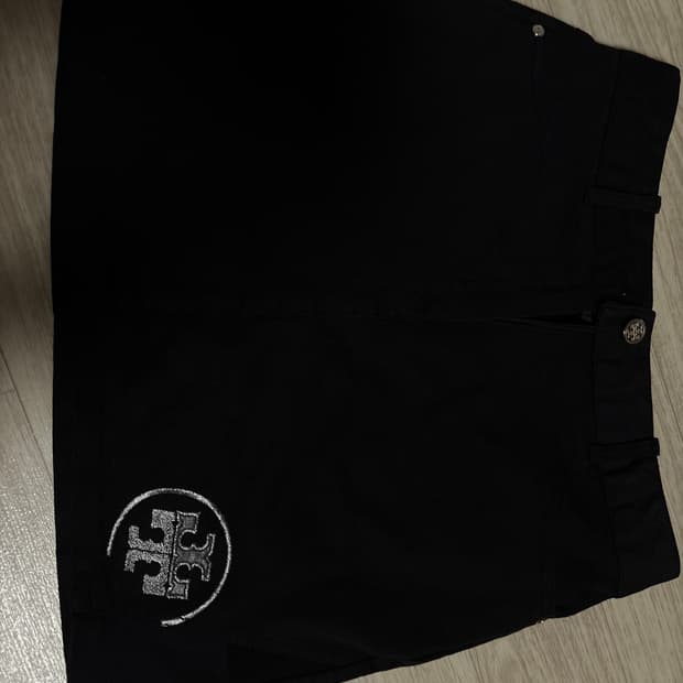 빈티지 블랙스커트 검정치마 기본