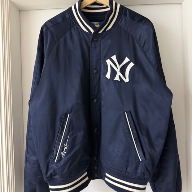 폴로 랄프로렌 양키스 새틴 바시티 L