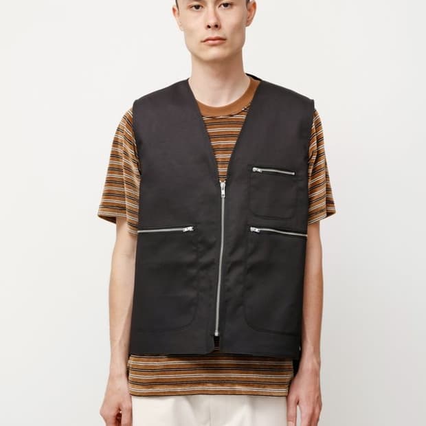 카미엘 포트젠스 워크 지퍼 베스트