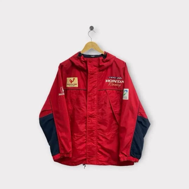 혼다 HONDA 90s 패치 레이싱 자켓 바람막이 free