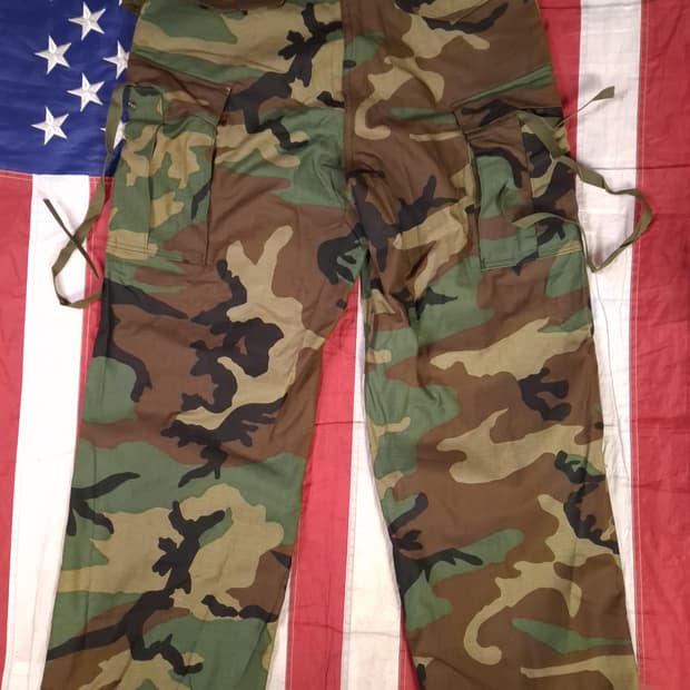 새제품 오리지날 80's 미군 우드랜드 M-65 카고팬츠