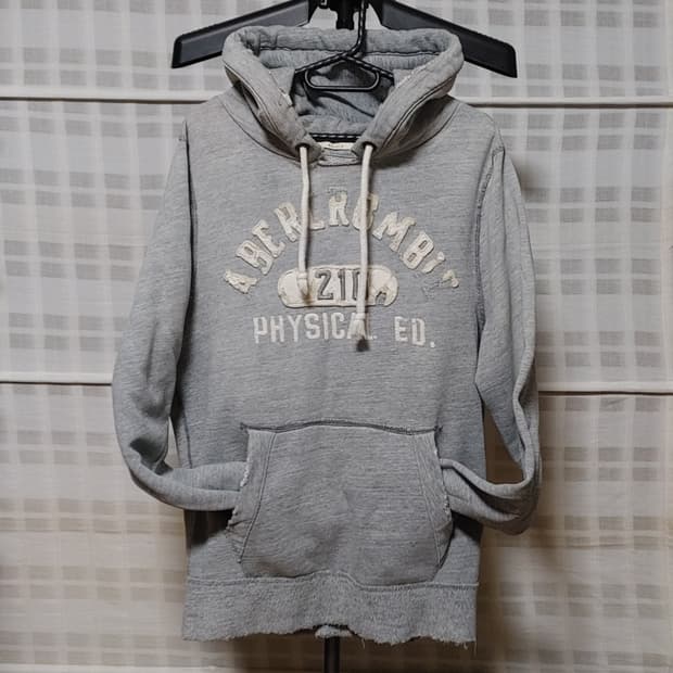 (Abercrombie) 아베크롬비 그레이 후드 M (95~100)
