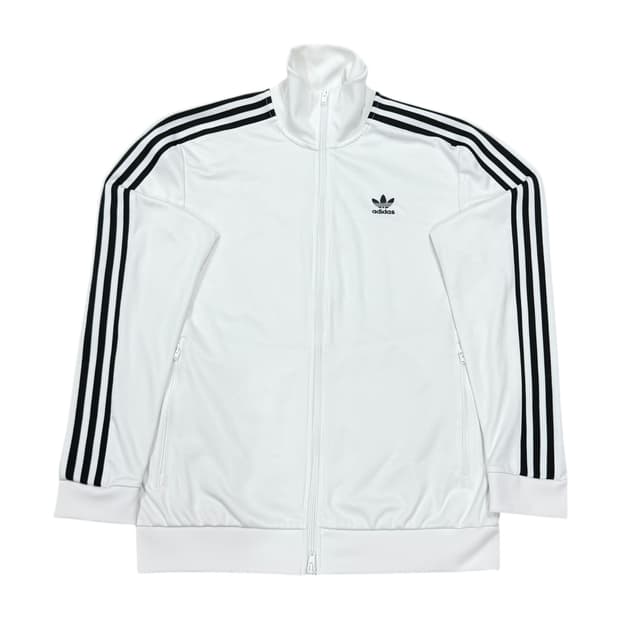 아디다스 빈티지 베켄바우어 화이트 블랙 트랙탑 져지 자켓 XL