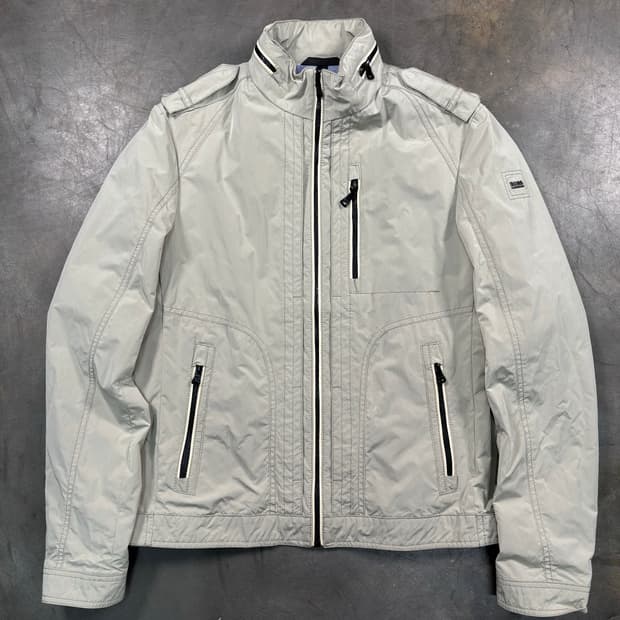 휴고보스 바이커 자켓