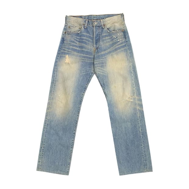 Levi’s 00’s 501 데미지 워싱 데님팬츠