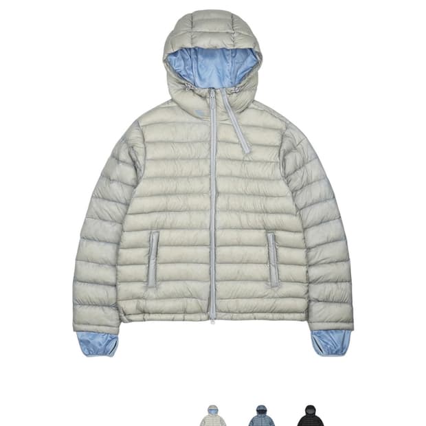 산산기어 서픽스 푸퍼 자켓 그레이 25FW  1사이즈