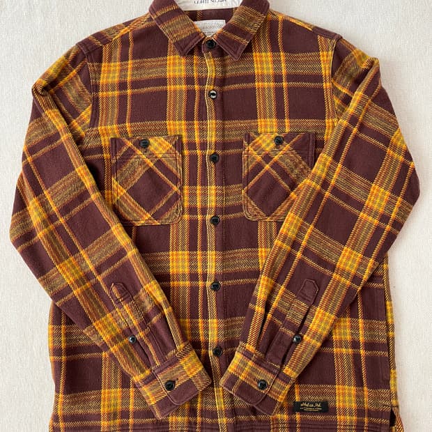 네이버후드 12fw 럼버 셔츠