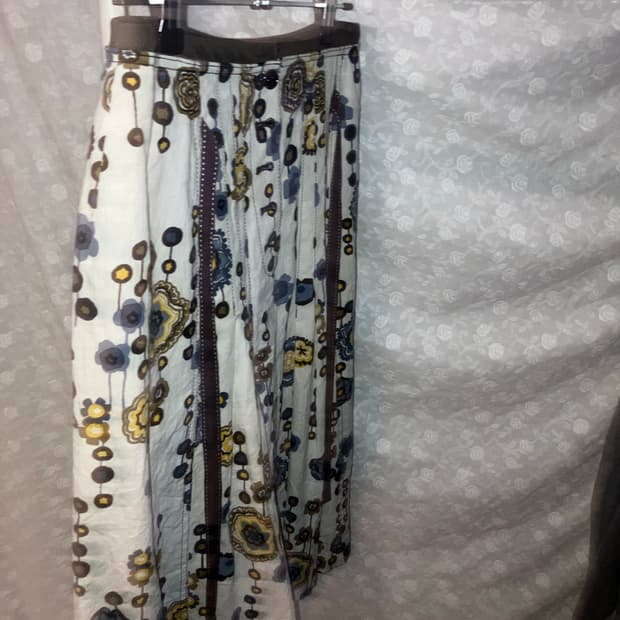 💌 Japanese oriental mid skirt.