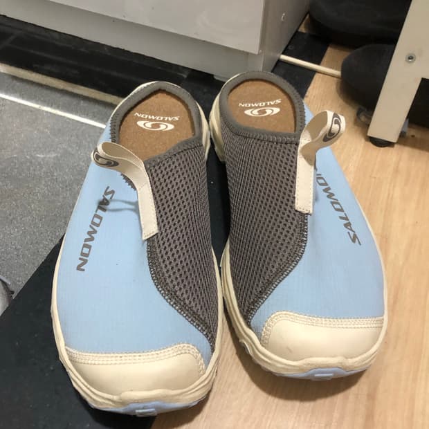 살로몬 RX 슬라이드 뮬 270mm 하늘색