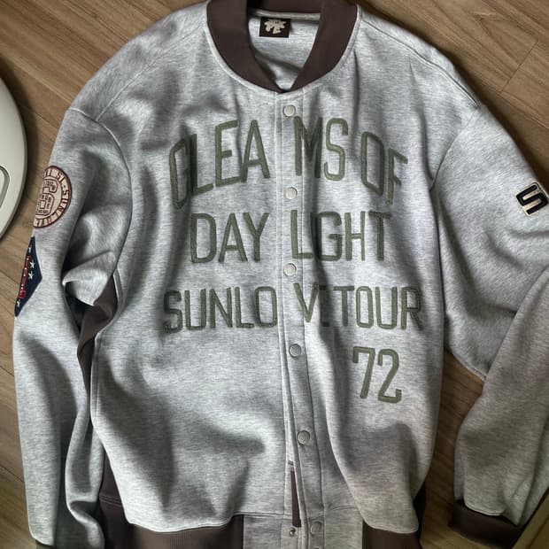 썬러브 챔피온 자켓 헤더그레이 sunlove champion jacket