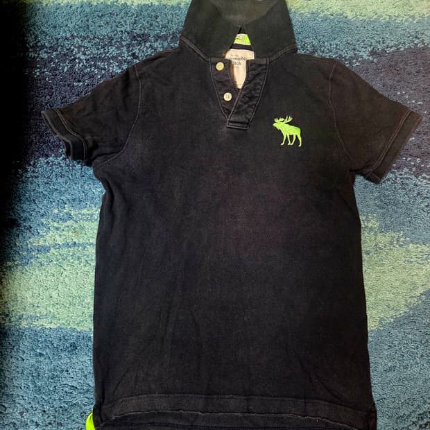 택포)아베크롬비 Abercrombie fitch 카라 반팔 티 