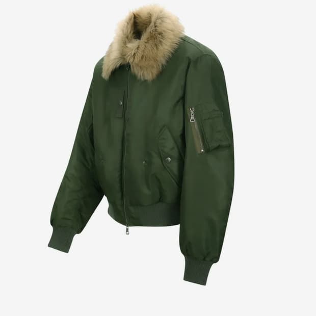 [교환] 앤더슨벨 퍼 봄버자켓 카키<->블랙