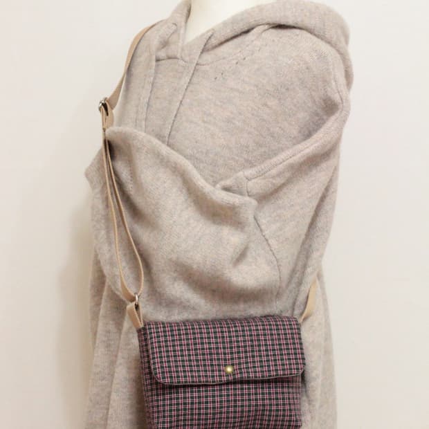 핸드메이드 미니 크로스백