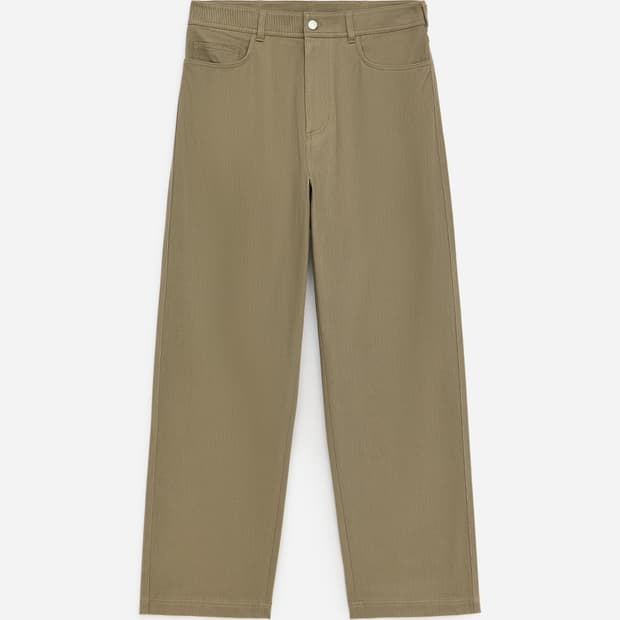 아르켓 코튼 트윌 트라우저 카키그린 50 새상품 