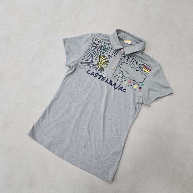 85 까스텔바작 여성 쿨 카라 반팔티 0320Y