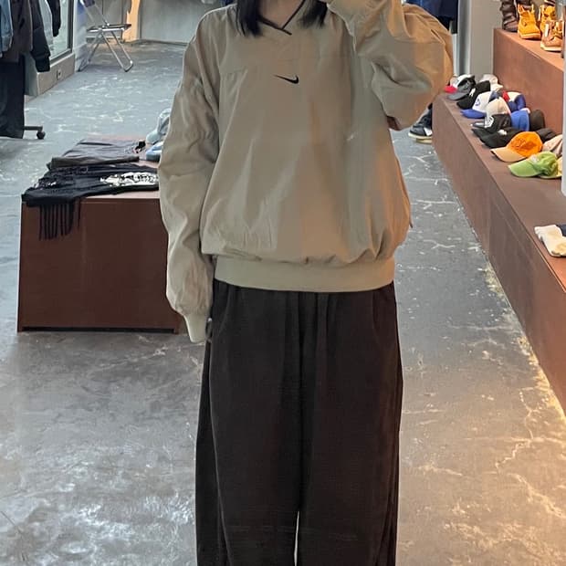 나이키 올드스쿨 미드 스우시 베이지 웜업 H1118