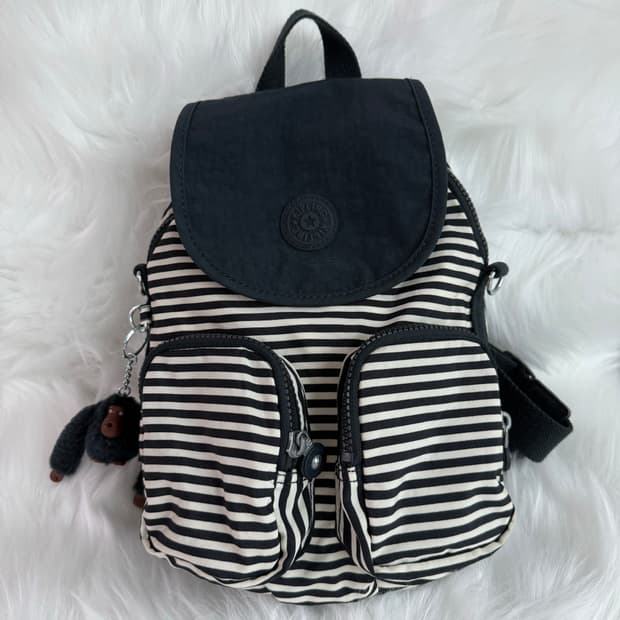 Kipling stripes mini bag (키플링 스트라이프 미니백)