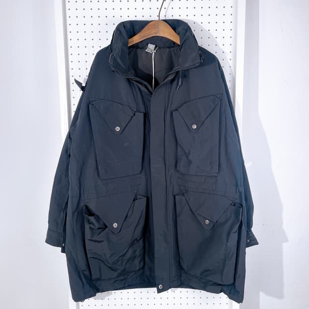 (정품/새상품) 언어펙티드 남성 블랙 익스트림 파카