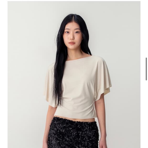 글로니 코어 하프 티 베이지 M