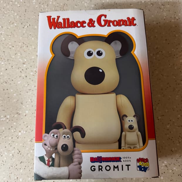 베어브릭 그로밋 400% 100%