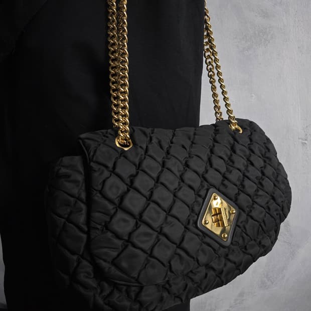 Moschino 모스키노 퀄팅 골드체인 숄더백