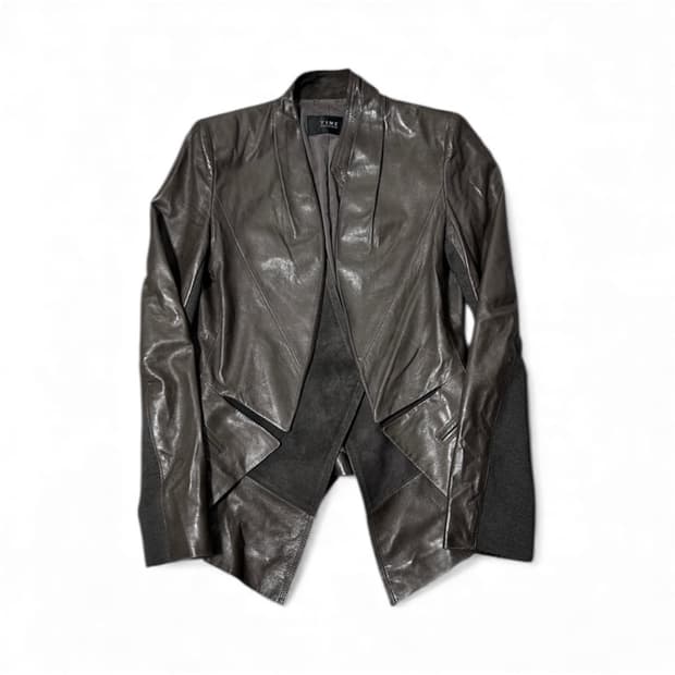 타임 더블 판넬 램스킨 자켓