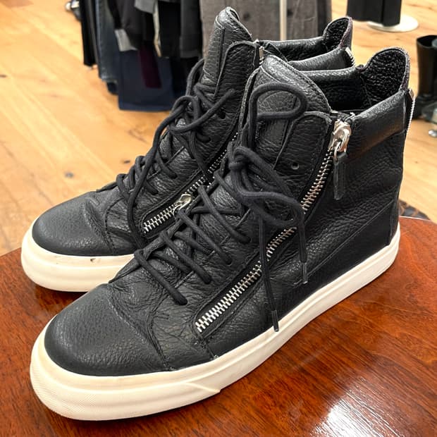 [260] 쥬세페자노티 하이탑 레더 스니커즈