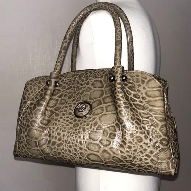 snake pattern vintage bag