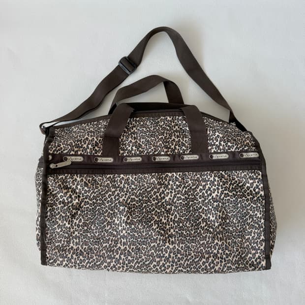 레스포삭(Lesportsac) 레오파드 보스톤백(U.S.A)