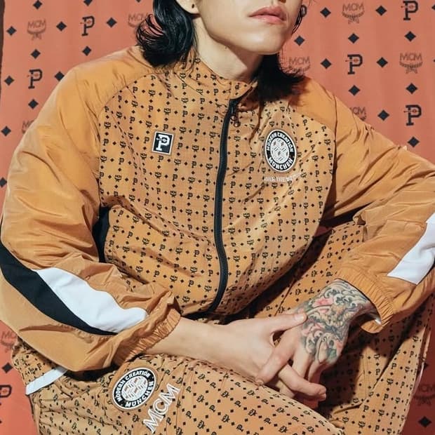 오버더피치 x MCM 협업 컬렉션 풋볼 져지 자켓