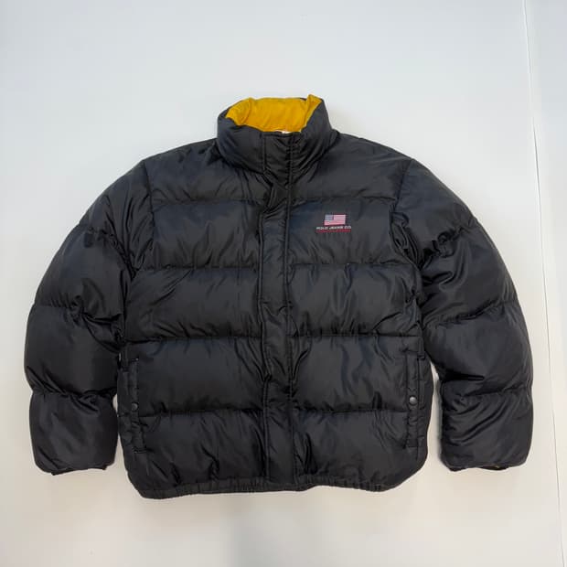 폴로 진스 성조기 푸퍼 다운 패딩 