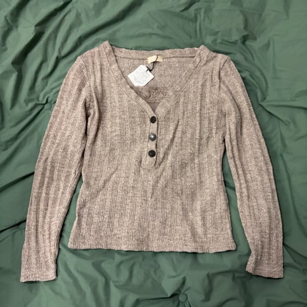 레이스 레이어드 티셔츠 갸루